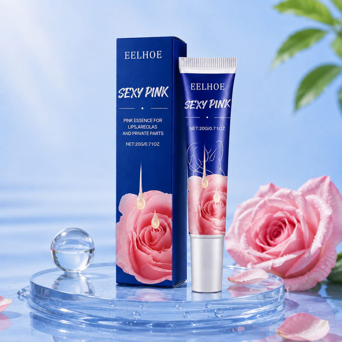 🥰SEXY PINK DA EELHOE-Clareador Multifuncional de Labios e Partes Intimas!🥰