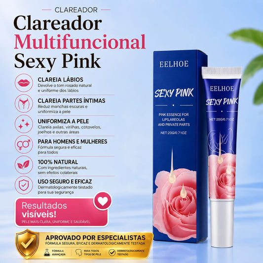 🥰SEXY PINK DA EELHOE-Clareador Multifuncional de Labios e Partes Intimas!🥰
